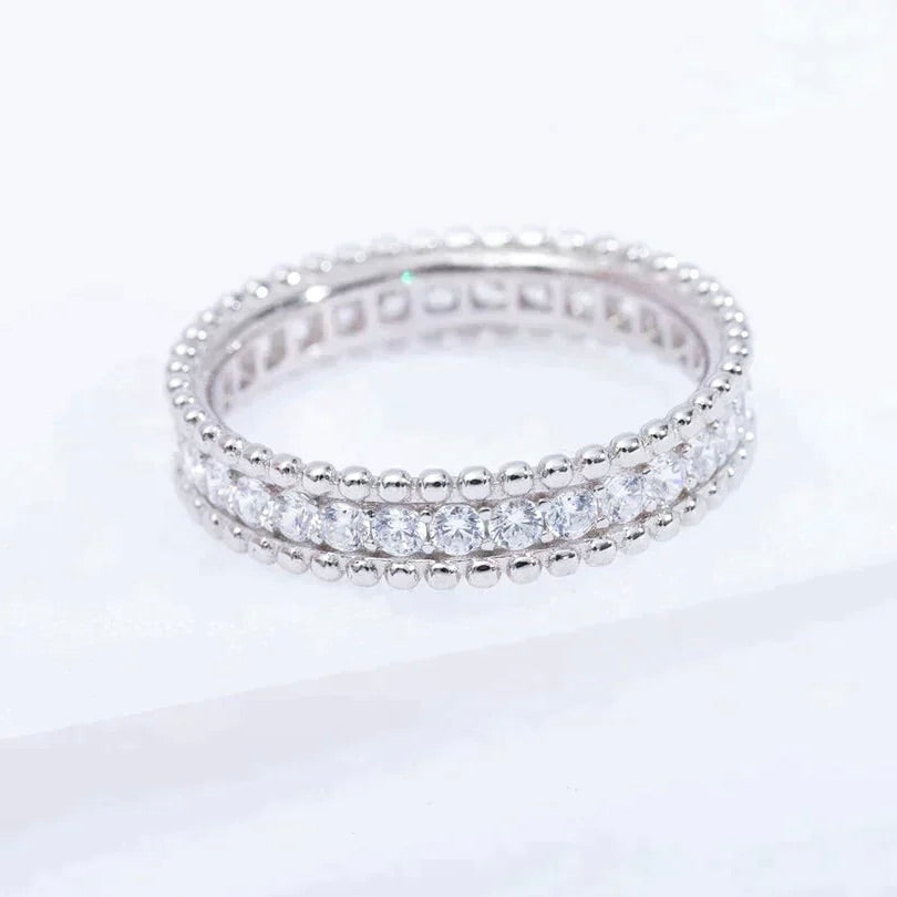 ¡®Loco¡¯PERLEE DIAMOND SILVER RING