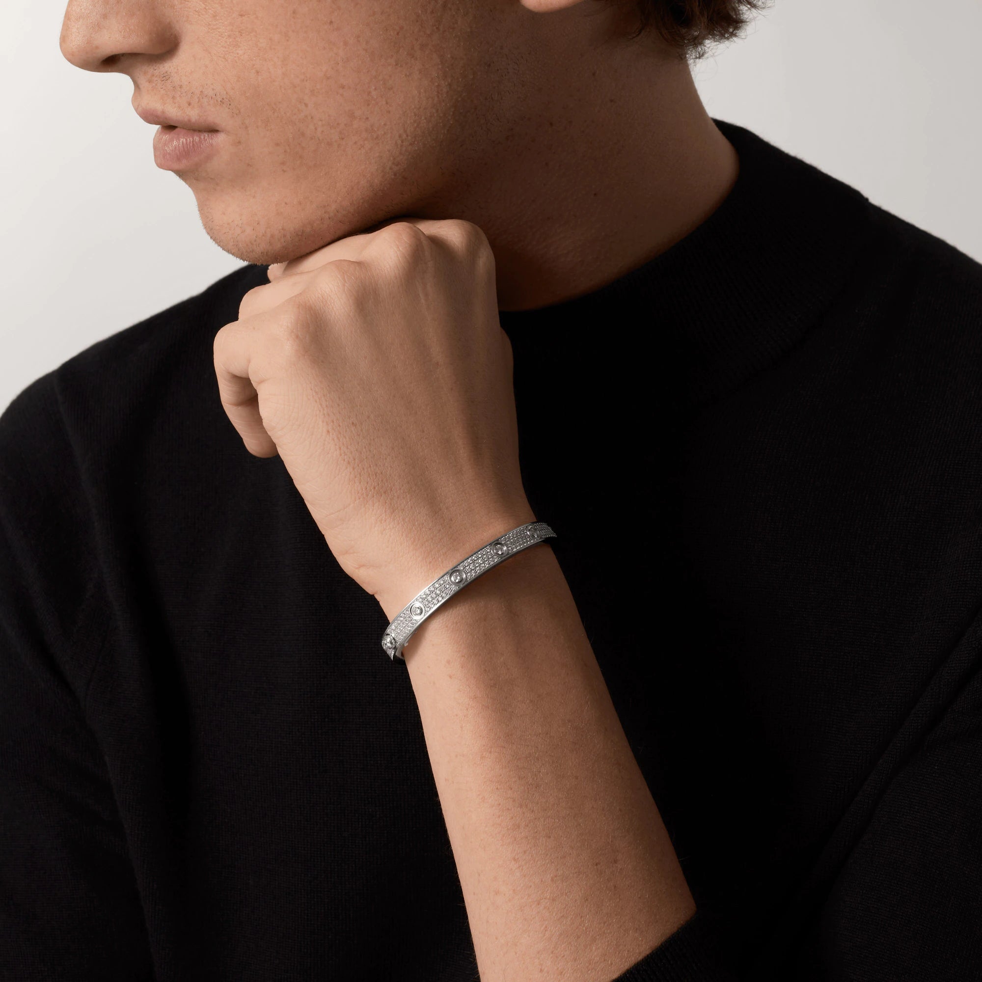 ¡®Loco¡¯LOVE BRACELET 6.1MM DIAMOND-PAVED 10 BIG DIAMONDS