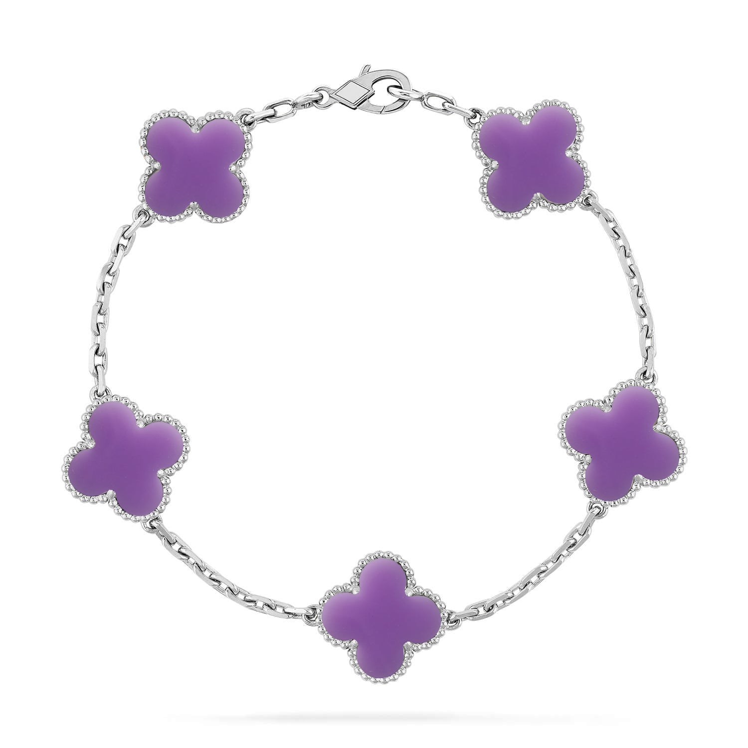 [Loco]New CLOVER 5 MOTIF LIGHT PURPLE BRACELET COLLECTION