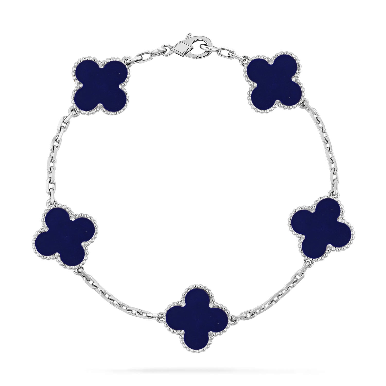 [Loco]New CLOVER 5 MOTIF LAPIS LAZULI BRACELET COLLECTION