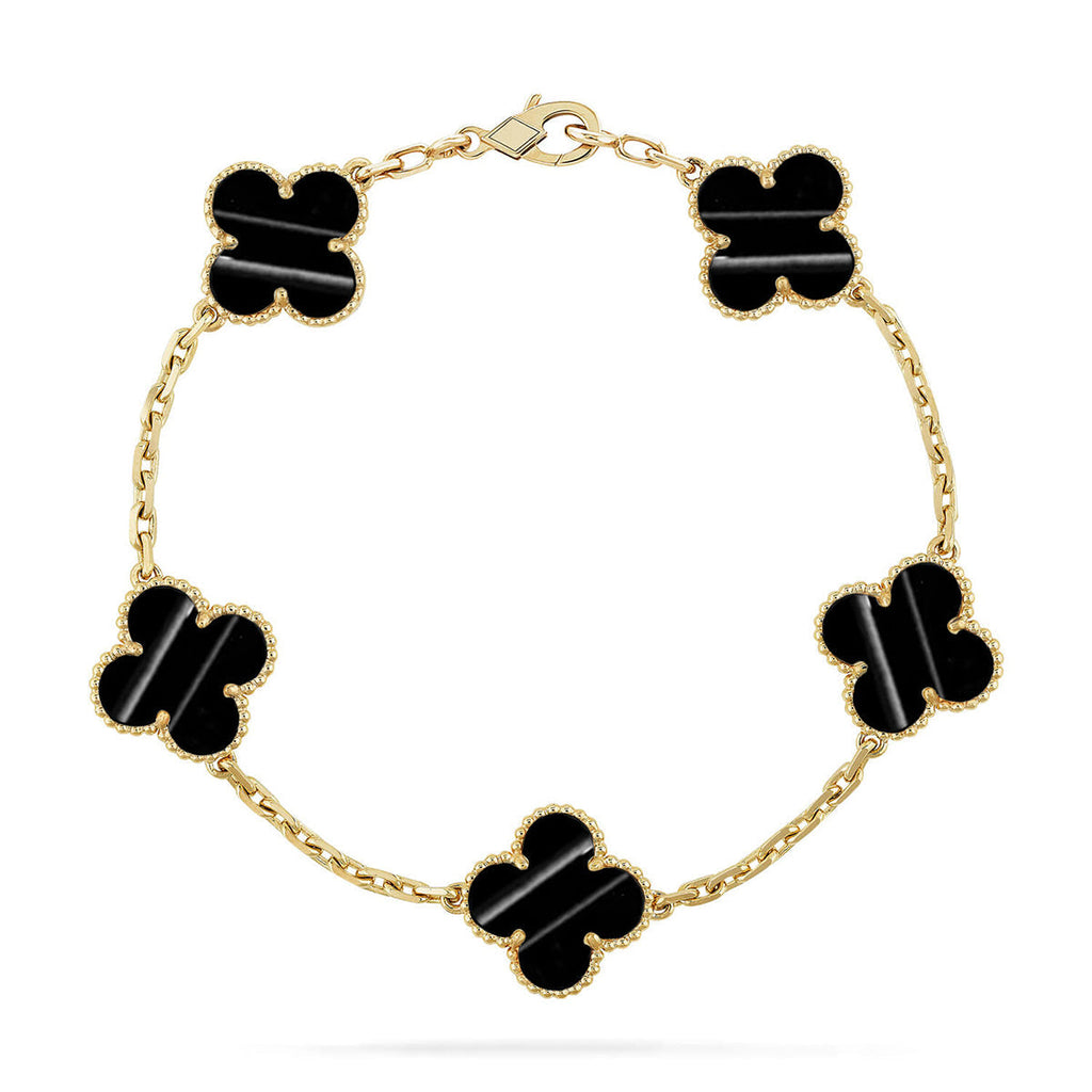 [Loco]New  CLOVER 5 MOTIF PULSAR STONE BRACELET COLLECTION