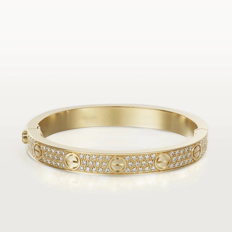 ¡®Loco¡¯LOVE BRACELET 6.1MM DIAMOND-PAVED