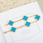 [Loco]New  CLOVER 5 MOTIF TURQUOISE BRACELET COLLECTION