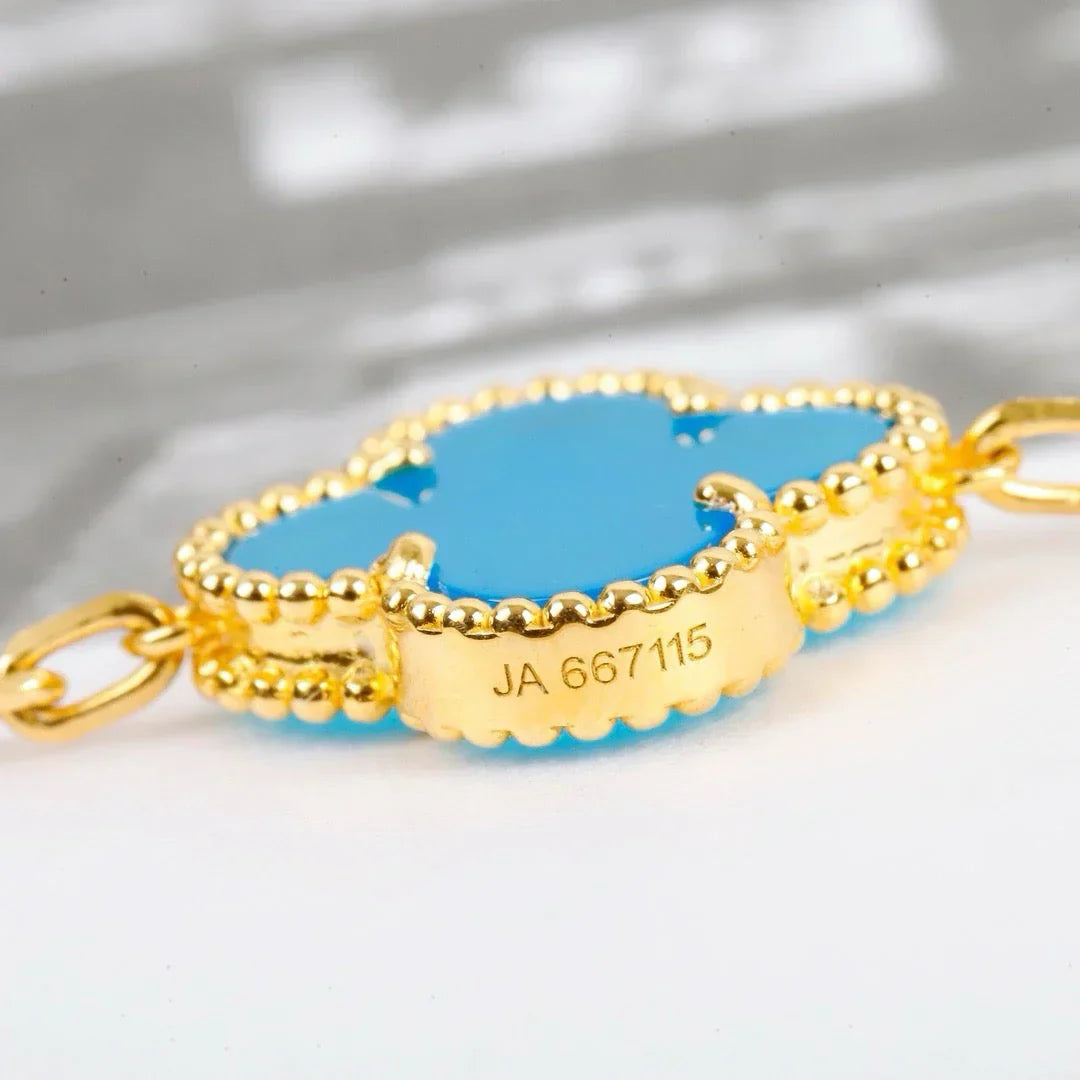 [Loco]New  CLOVER 5 MOTIF TURQUOISE BRACELET COLLECTION