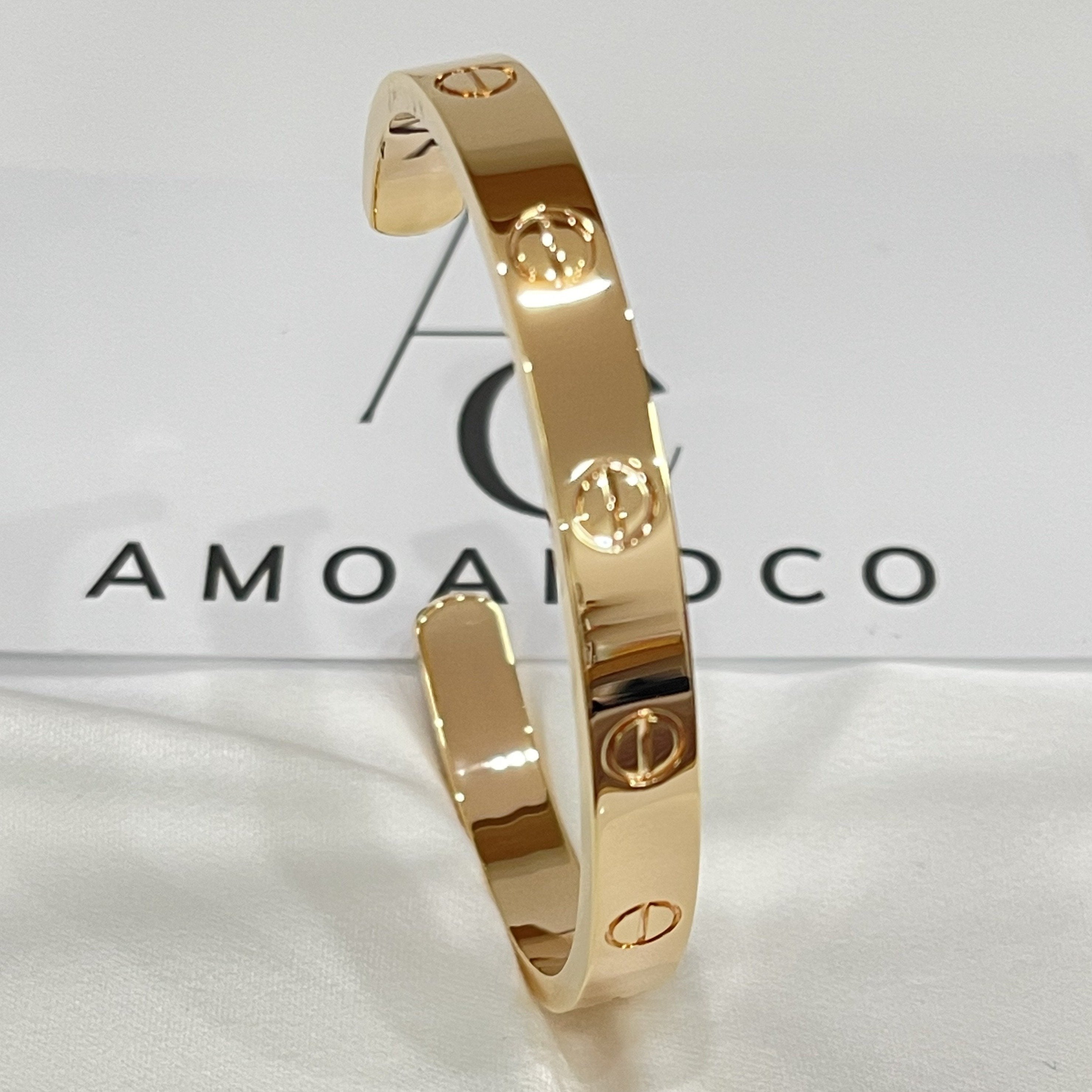 ¡®Loco¡¯LOVE BRACELET 6.1MM OPEN CUFF