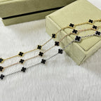 [¡®Loco¡¯]CLOVER 6 MOTIF  ONYXS BRACELET