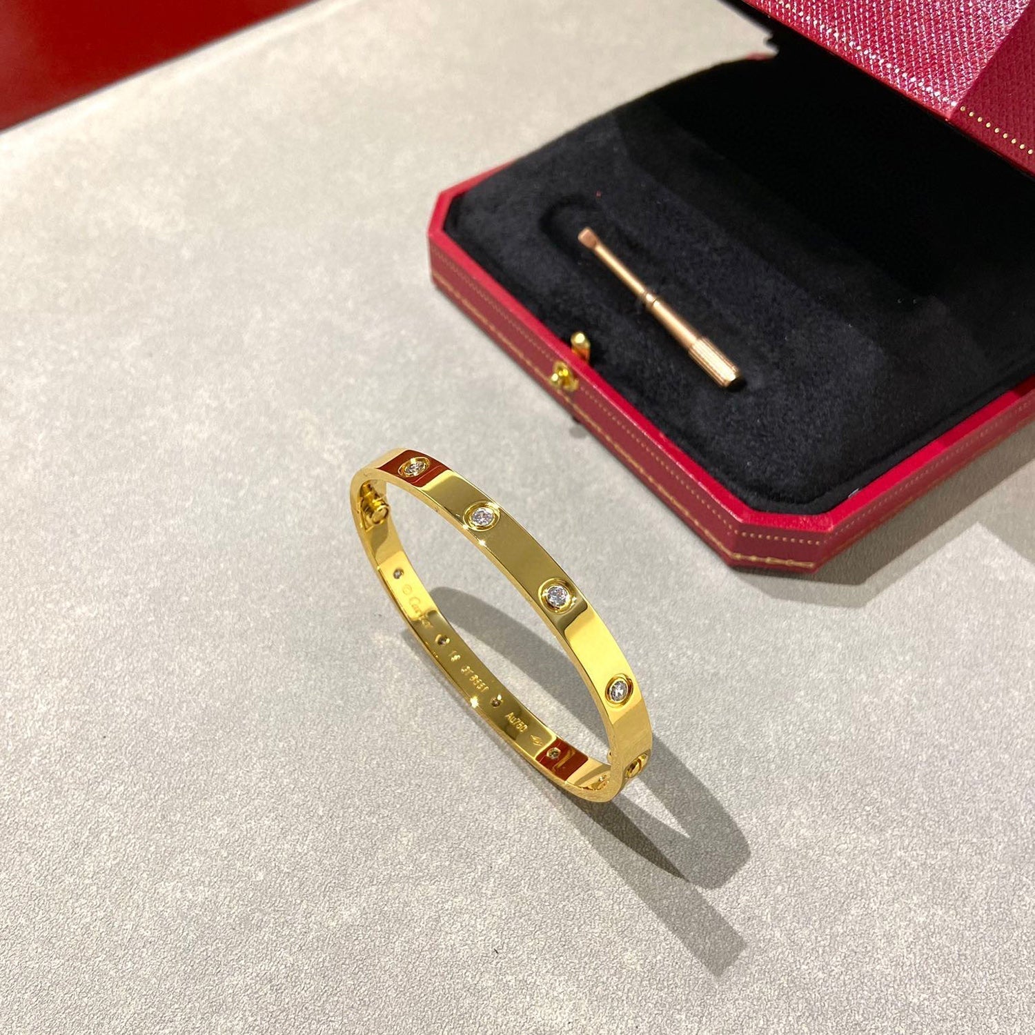 ¡®Loco¡¯LOVE BRACELET 6.1MM 10 DIAMONDS