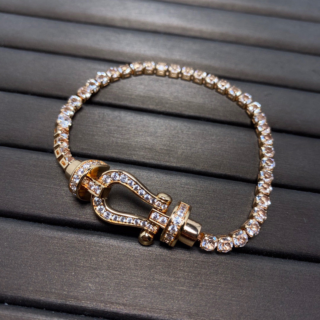¡®Loco¡¯FORCE  HORSESHOE  DIAMOND TENNIS BRACELET