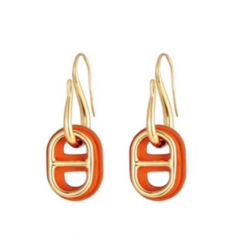 ¡®Loco¡¯HM O'MAILLON GOLD EARRINGS
