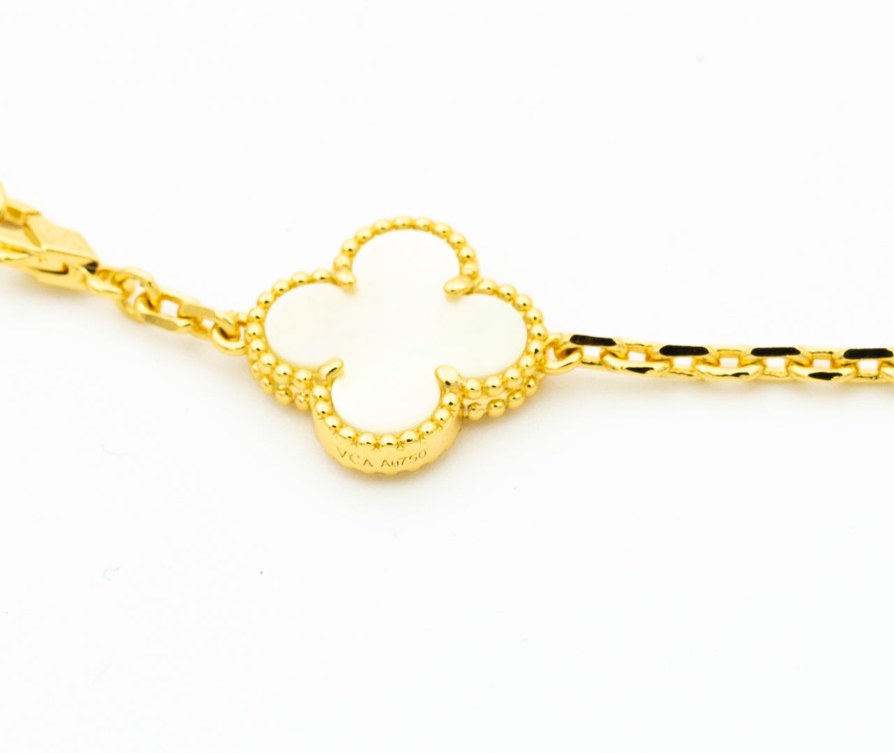 ¡®Loco¡¯CLOVER BRACELET 5 MOTIFS ONYX MOP