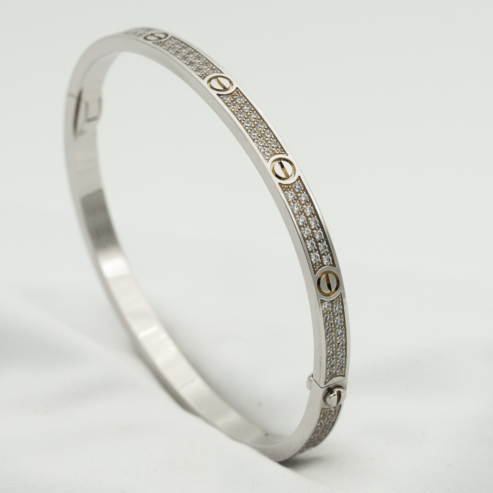 ¡®Loco¡¯LOVE BRACELET 3.65MM DIAMOND-PAVED