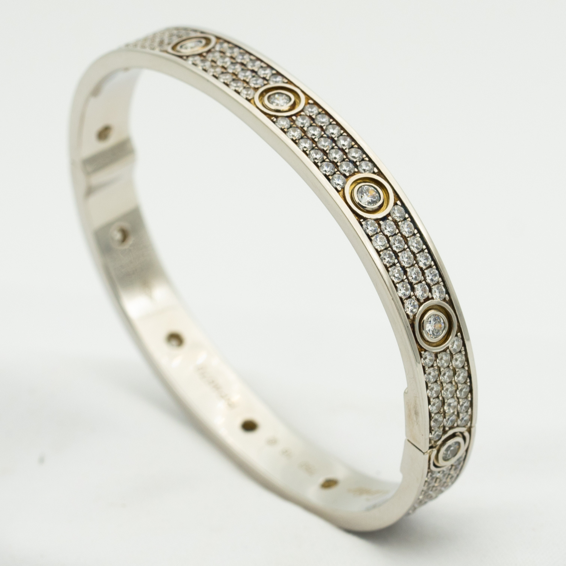 ¡®Loco¡¯LOVE BRACELET 6.1MM DIAMOND-PAVED 10 BIG DIAMONDS