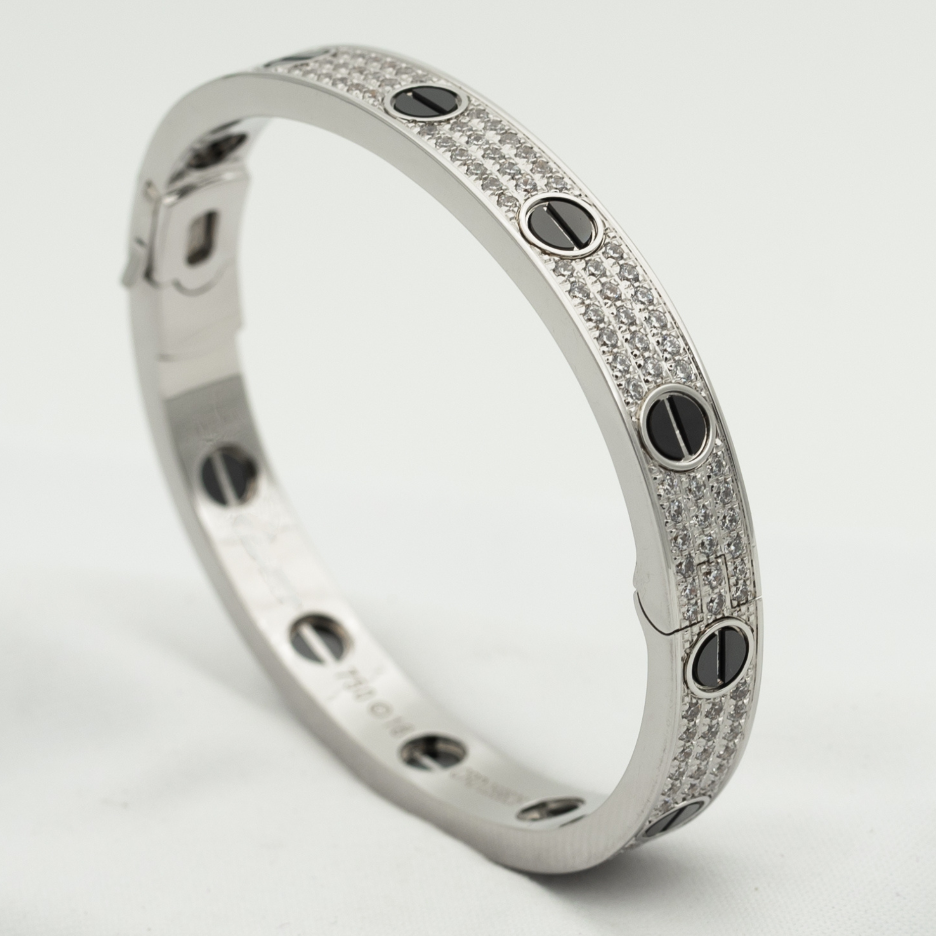 ¡®Loco¡¯LOVE BRACELET 6.1MM DIAMOND-PAVED CERAMIC