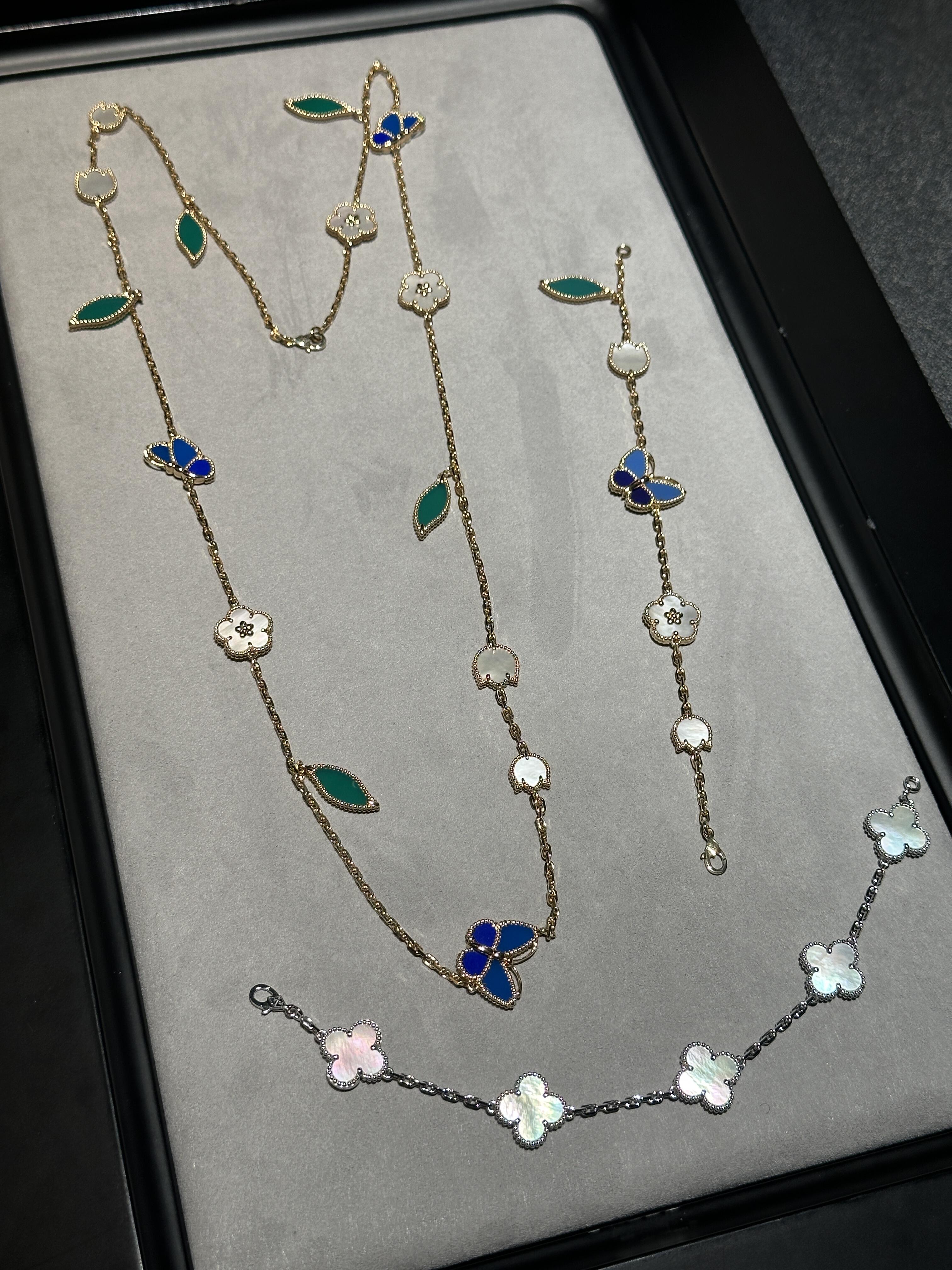 [Loco] 26 NEW CLOVER 15 MOTIFS LUCKY NECKLACE