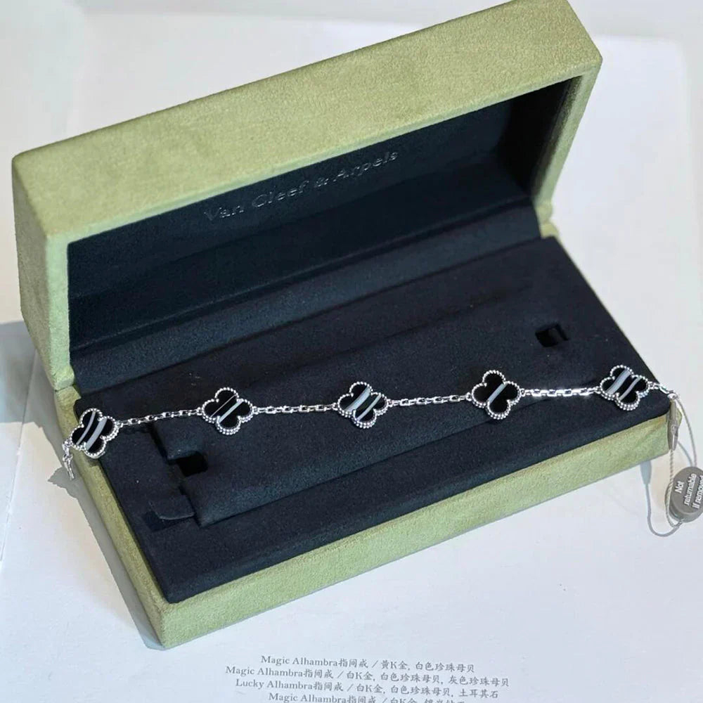 [Loco]New  CLOVER 5 MOTIF PULSAR STONE BRACELET COLLECTION