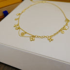 ¡®Loco¡¯BLOOMING SUPPLE NECKLACE BRASS