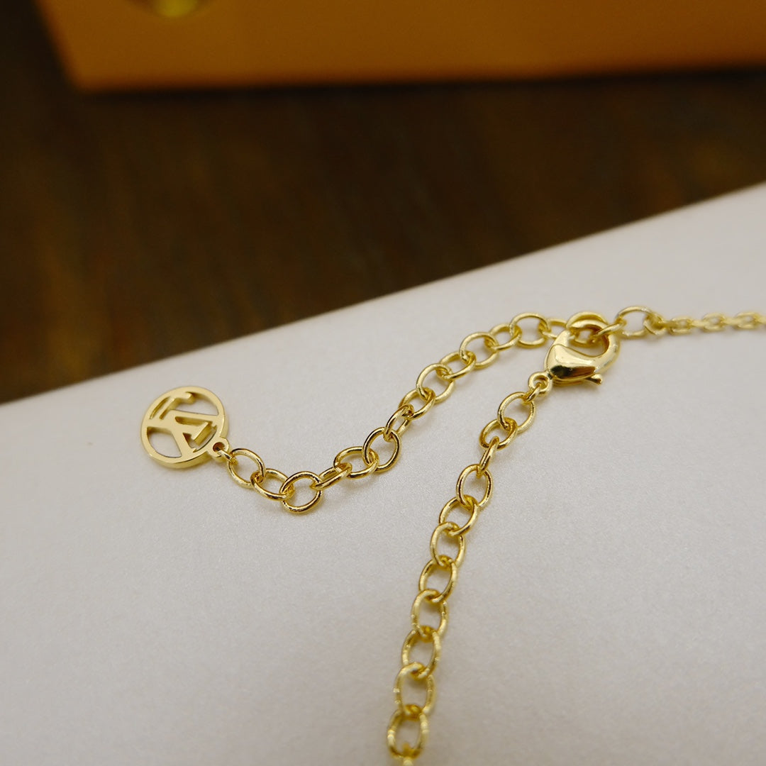 ¡®Loco¡¯BLOOMING SUPPLE NECKLACE BRASS