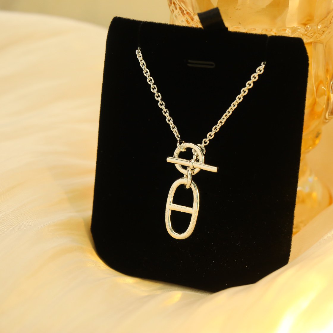 ¡®Loco¡¯HM CHAINE D'ANCRE PENDANT NECKLACE STERLING SILVER