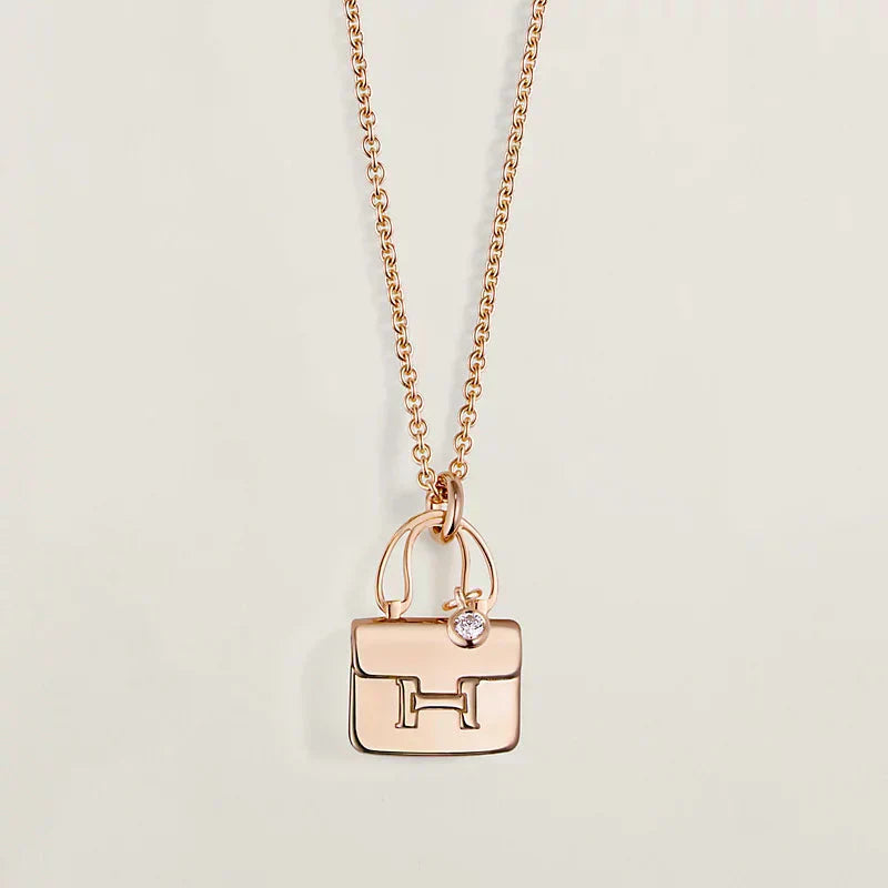 ¡®Loco¡¯AMULETTE PEDANT ROSE GOLD NECKLACE