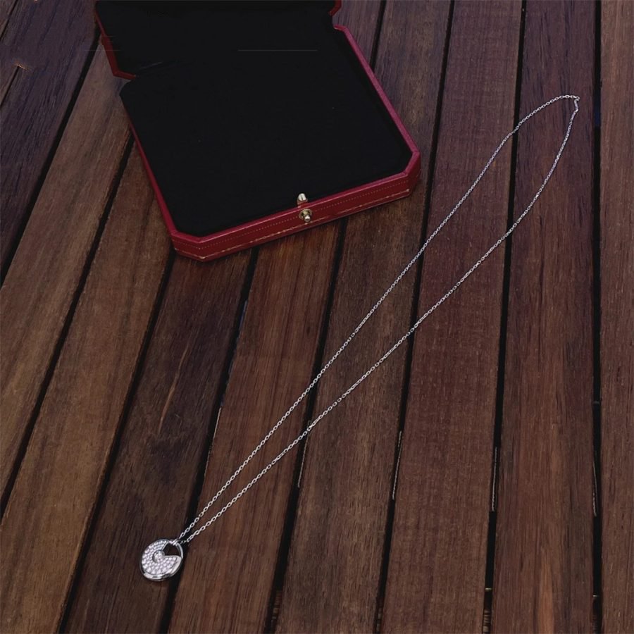 ¡®Loco¡¯AMULETTE SILVER FULL DIAMOND NECKLACE