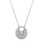 ¡®Loco¡¯AMULETTE SILVER FULL DIAMOND NECKLACE