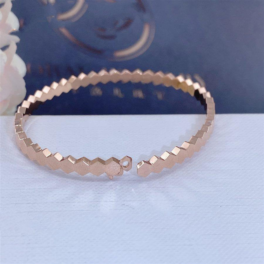 ¡®Loco¡¯BEE LOVE PINK GOLD BRACELET