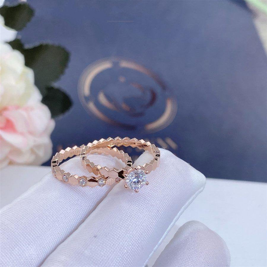 ¡®Loco¡¯BEE LOVE RING PINK GOLD 1 DIAMOND