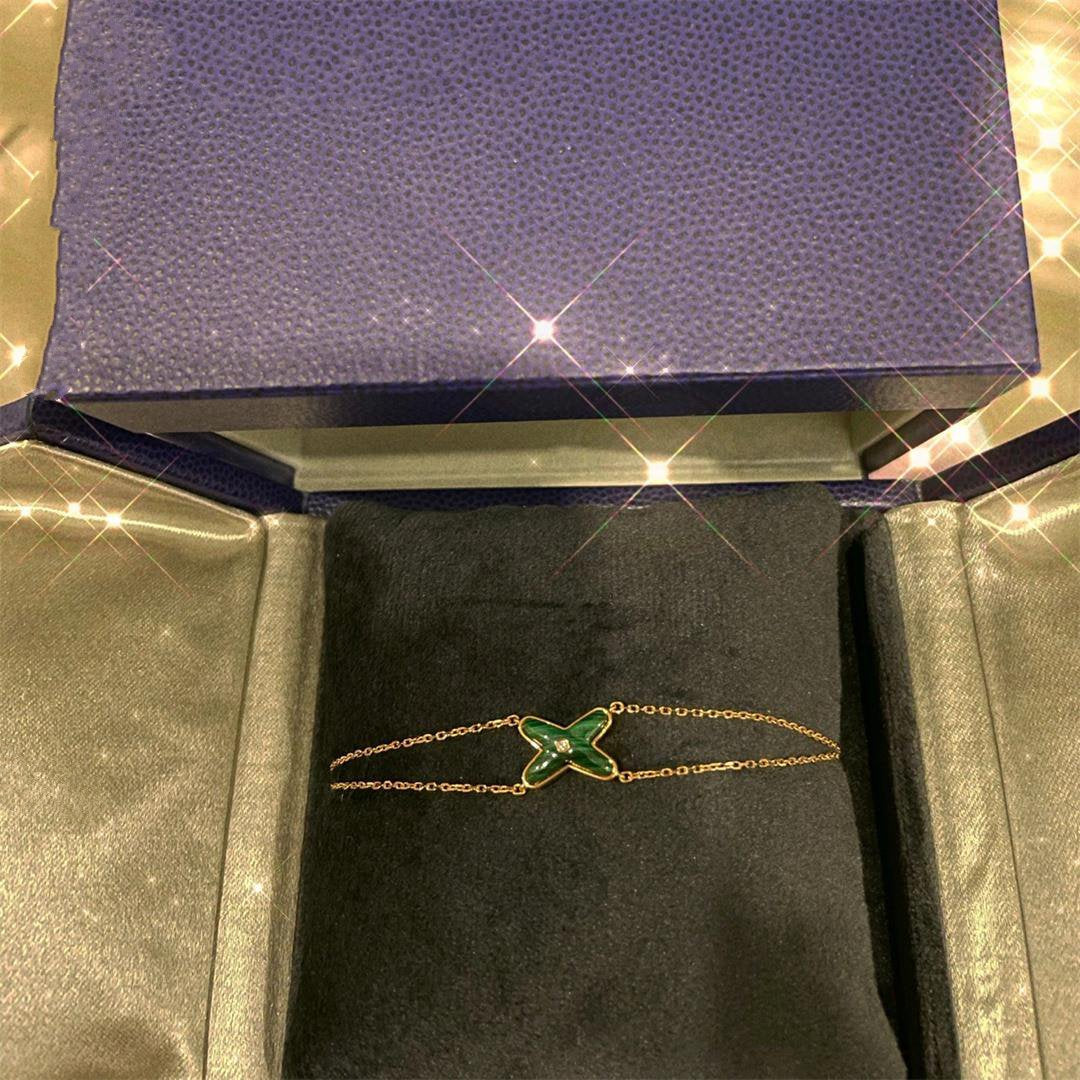 ¡®Loco¡¯JEUX BRACELET MALACHITE PINK GOLD 1 DIAMOND