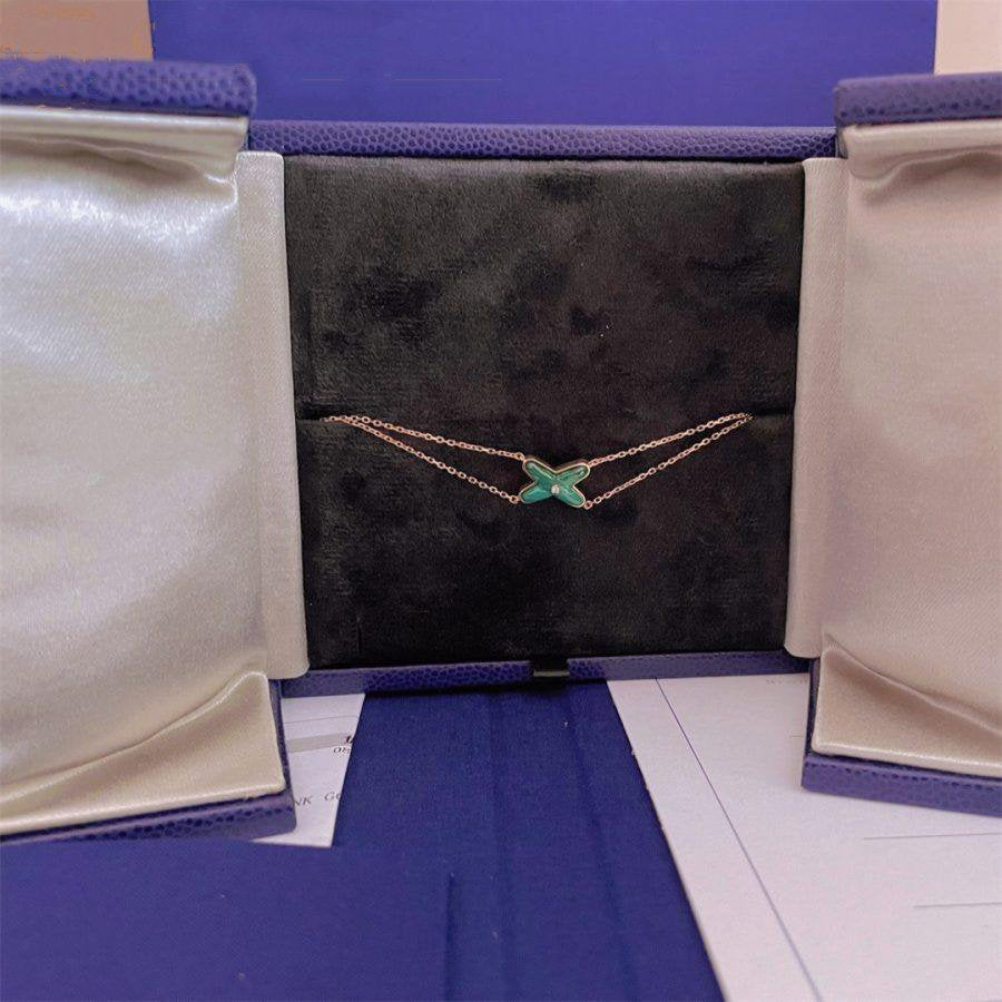 ¡®Loco¡¯JEUX BRACELET MALACHITE PINK GOLD 1 DIAMOND