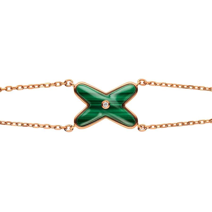 ¡®Loco¡¯JEUX BRACELET MALACHITE PINK GOLD 1 DIAMOND