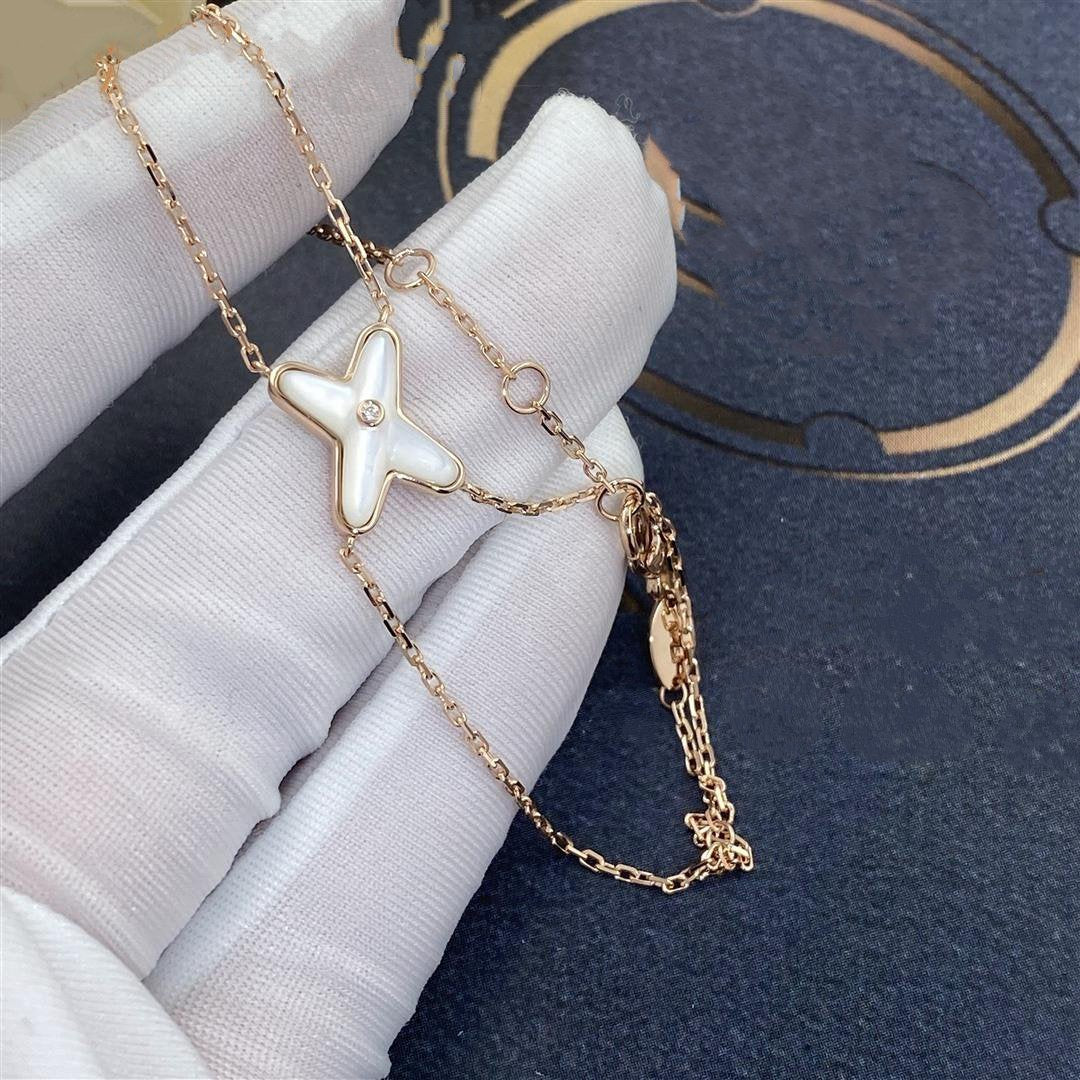 ¡®Loco¡¯JEUX BRACELET WHITE MOP PINK GOLD 1 DIAMOND