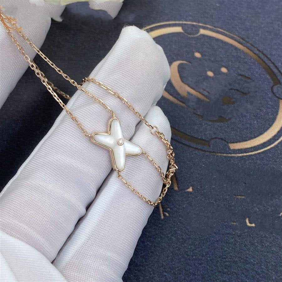 ¡®Loco¡¯JEUX BRACELET WHITE MOP PINK GOLD 1 DIAMOND