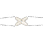 ¡®Loco¡¯JEUX BRACELET WHITE MOP SILVER 1 DIAMOND