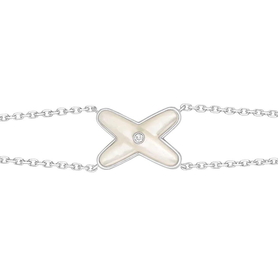 ¡®Loco¡¯JEUX BRACELET WHITE MOP SILVER 1 DIAMOND