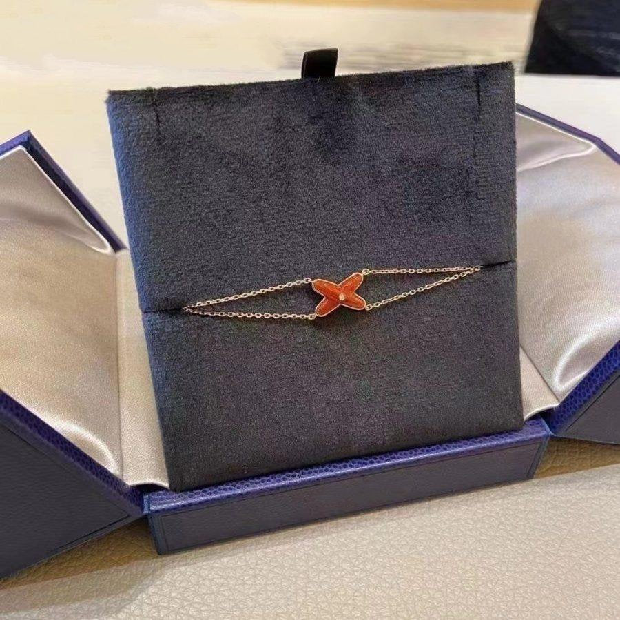 ¡®Loco¡¯JEUX BRACELET CARNELIAN PINK GOLD 1 DIAMOND