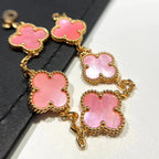[Loco]New  CLOVER 5 MOTIFS  PINK MOP BRACELET COLLECTION