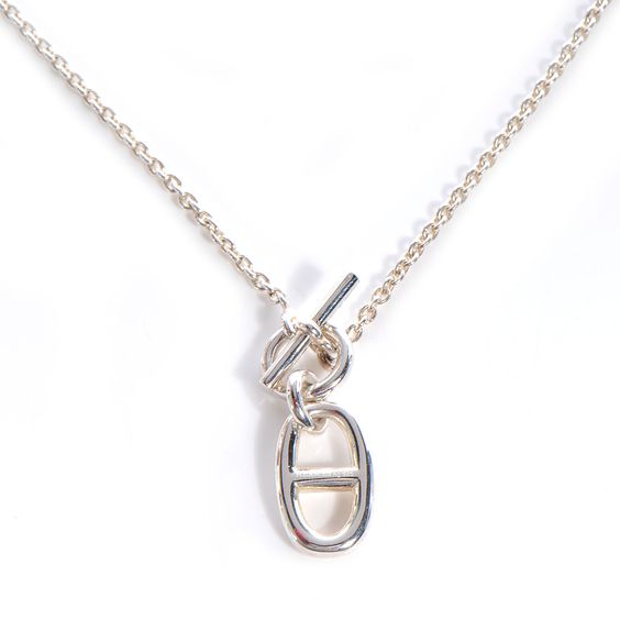 ¡®Loco¡¯HM CHAINE D'ANCRE PENDANT NECKLACE STERLING SILVER