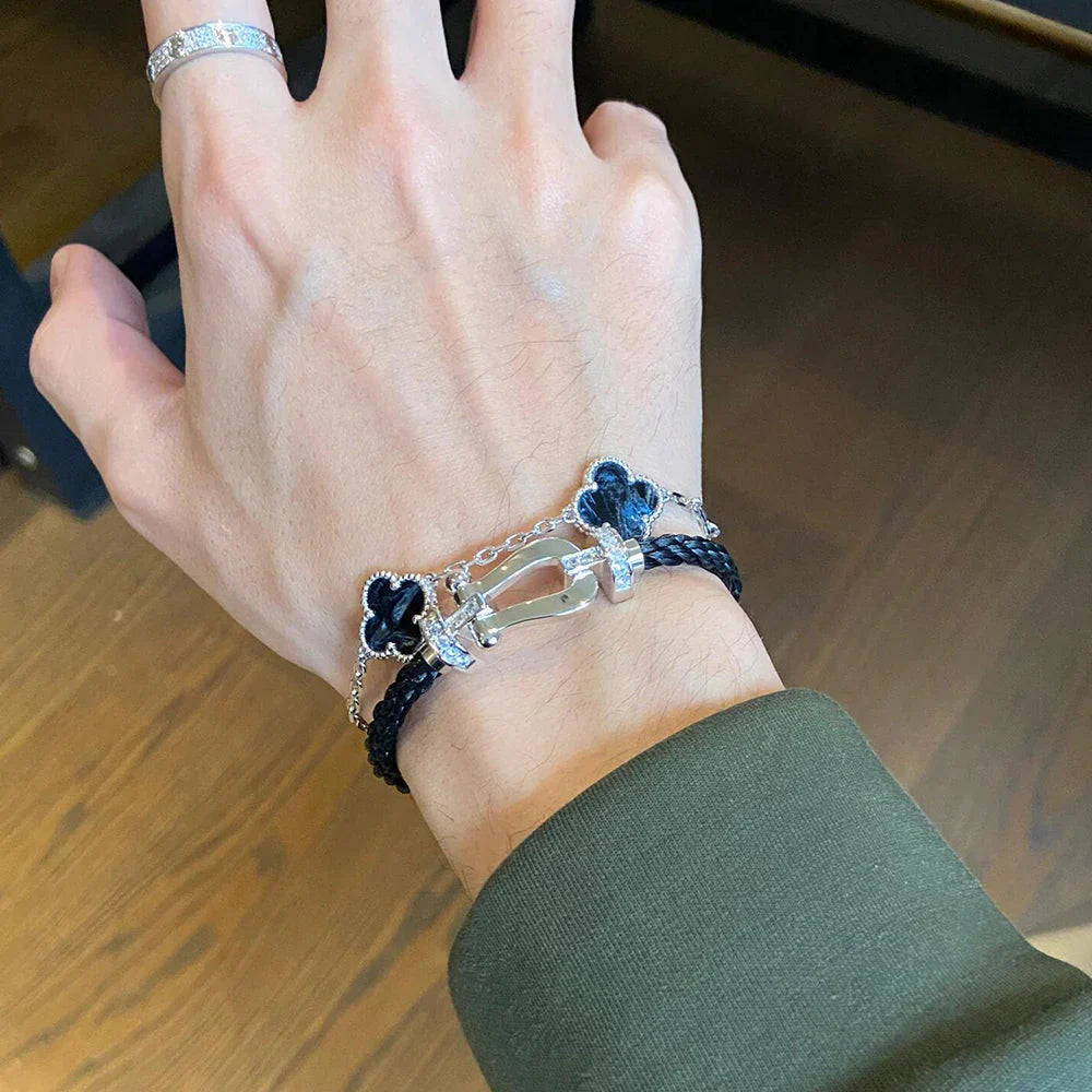 [Loco]New CLOVER 5 MOTIF PIETERSITE BRACELET COLLECTION