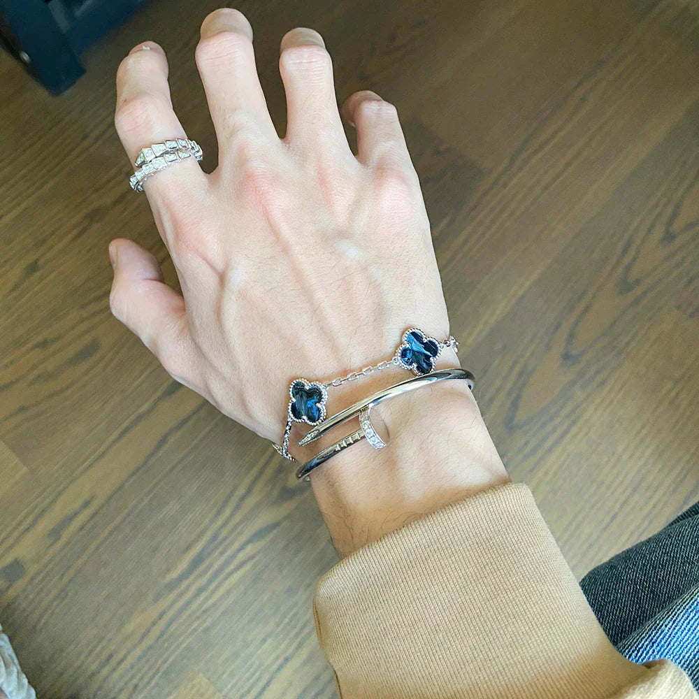 [Loco]New CLOVER 5 MOTIF PIETERSITE BRACELET COLLECTION