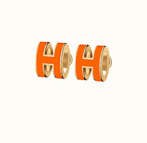 ¡®Loco¡¯MINI POP H EARRINGS ORANGE