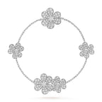 ¡®Loco¡¯FRIVOLE SILVER 5 FLOWERS BRACELET