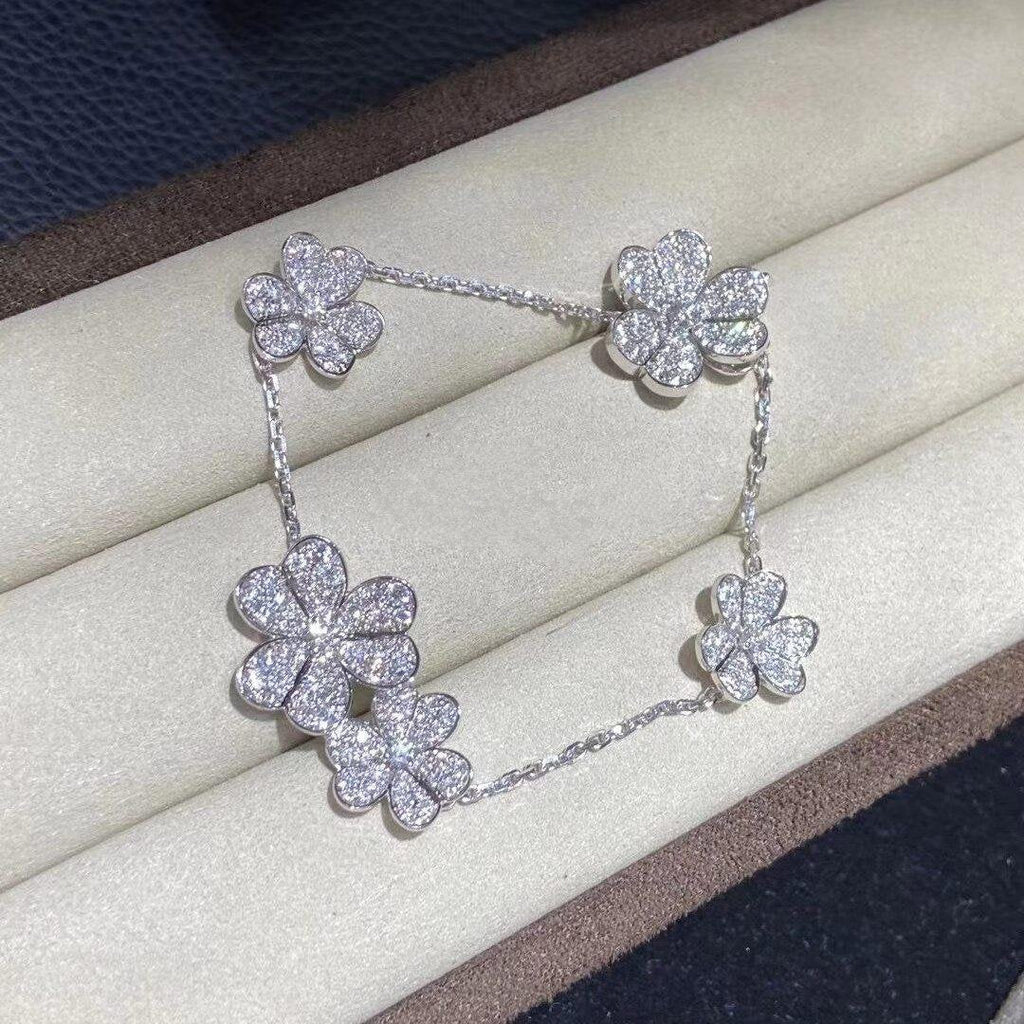 ¡®Loco¡¯FRIVOLE SILVER 5 FLOWERS BRACELET