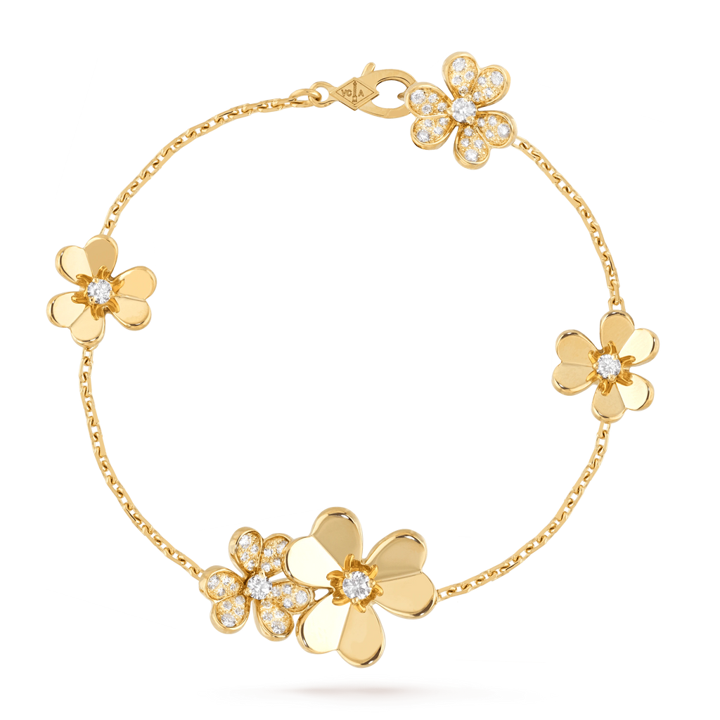 ¡®Loco¡¯FRIVOLE GOLD 5 FLOWERS BRACELET
