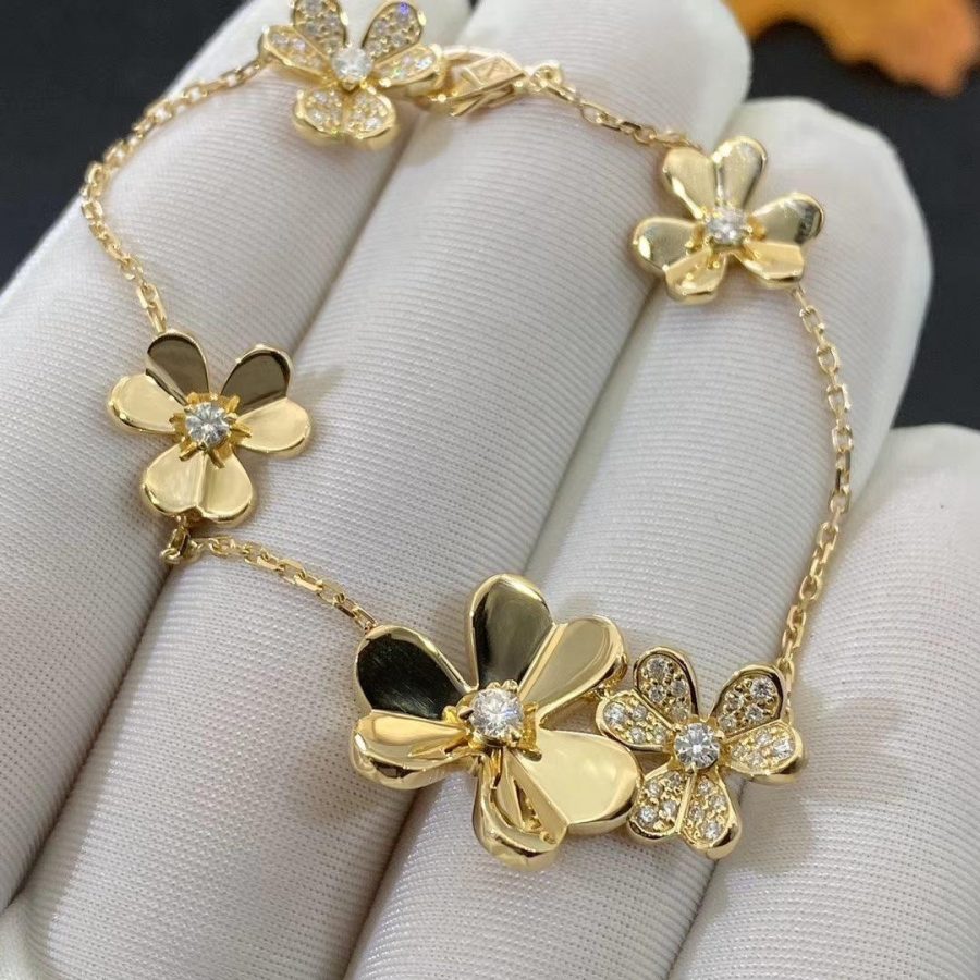 ¡®Loco¡¯FRIVOLE GOLD 5 FLOWERS BRACELET