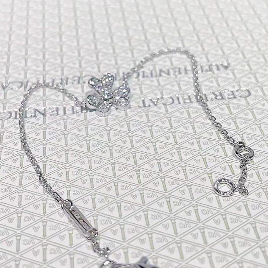 ¡®Loco¡¯FRIVOLE SILVER FLOWER DIAMOND BRACELET