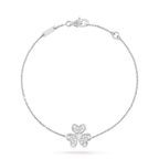 ¡®Loco¡¯FRIVOLE SILVER FLOWER DIAMOND BRACELET