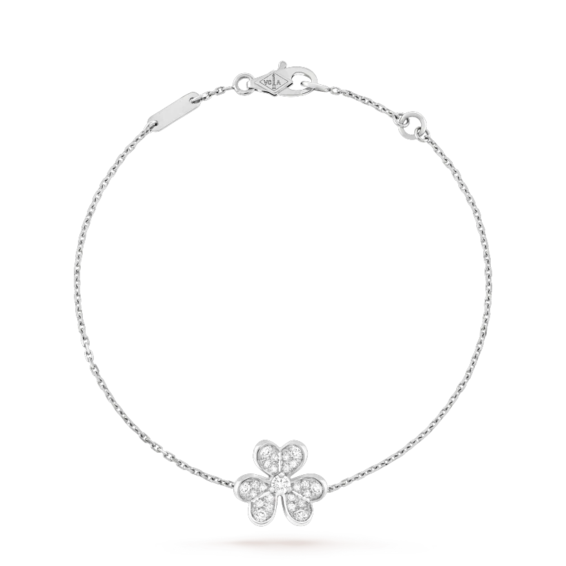 ¡®Loco¡¯FRIVOLE SILVER FLOWER DIAMOND BRACELET