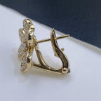 ¡®Loco¡¯FRIVOLE GOLD FLOWER DIAMOND EARRINGS