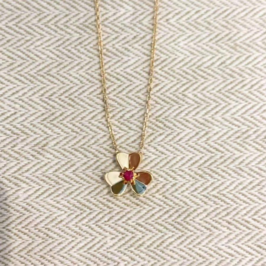 ¡®Loco¡¯FRIVOLE GOLD FLOWER NECKLACE