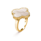¡®Loco¡¯CLOVER WHITE MOP RING